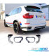 PONTEIRAS DE ESCAPE BMW X5 E70 07-12 LOOK M PERFORMANCE PRATEADAS
