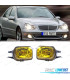 FARÓIS DE NEVOEIRO PARA MERCEDES W203 00-04 R170 SLK ROADSTER 04-11 W209 CLK 03-09 AMARELO