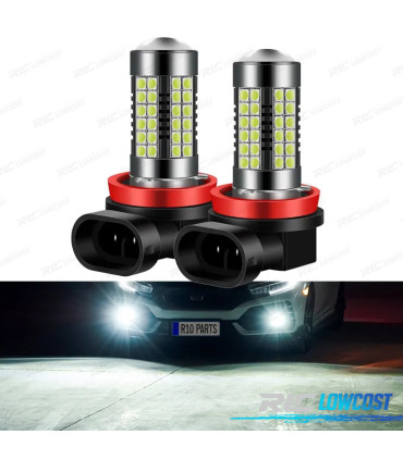 KIT DE LUZES DE NEVOEIRO LED HB4 OU 9006 60W 54SMD CANBUS