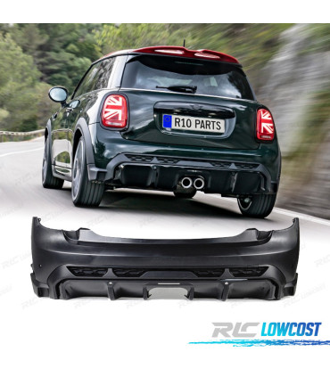 PARA-CHOQUES TRASEIRO MINI F56 F57 COUPE 14-20 LOOK NEW JCW