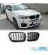 GRELHA FRONTAL BMW X3 F25 10-14 LOOK M PRETO BRILHANTE