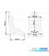 BAQUET BACKET FIXA SPEEDWAY PRETA ESTILO EVO