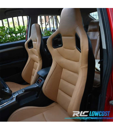 KIT BANCO SEMI BAQUET TIPO RS EM PELE BEGE