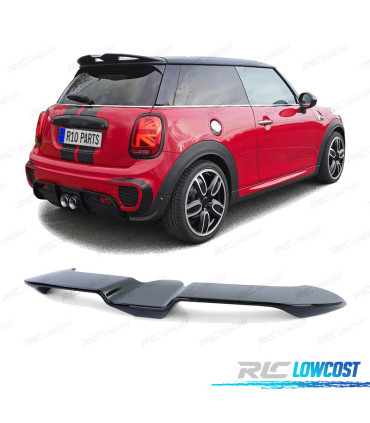 AILERON DE TETO MINI COOPER F55 F56 JCW LOOK 13- PRETO BRILHANTE