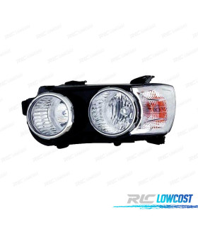 FAROL ESQ DAEWOO CHEVROLET AVEO 11- FRISO CROMADO