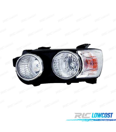 FAROL ESQ DAEWOO CHEVROLET AVEO 11- FRISO CROMADO