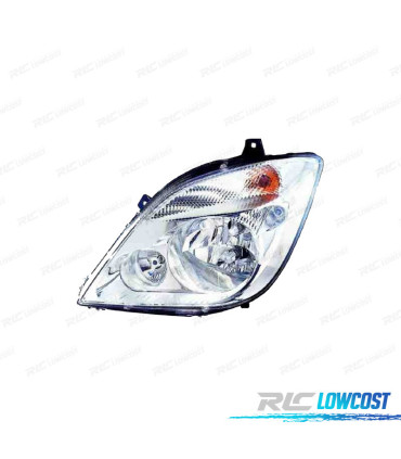 FAROL ESQ MERCEDES SPRINTER 06-12 + NEVOEIRO