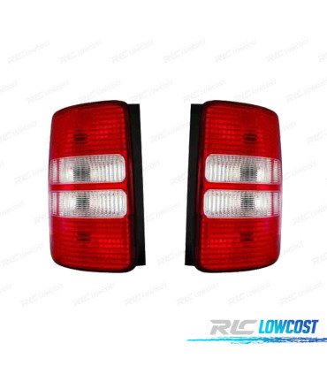 FAROLINS PARA VOLKSWAGEN VW CADDY 1P 10-14 BRANCO VERMELHO