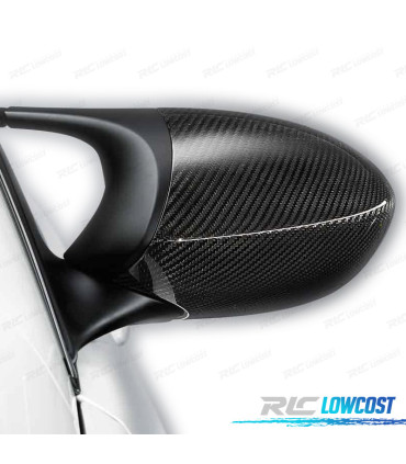 CAPAS DE ESPELHOS RETROVISORES BMW E92 E93 10-14 LOOK M3 PRETO E CARBONO