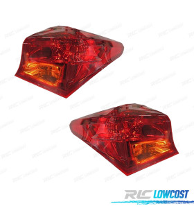 FAROLINS TOYOTA AURIS 5P 13-15 ÂMBAR VERMELHO