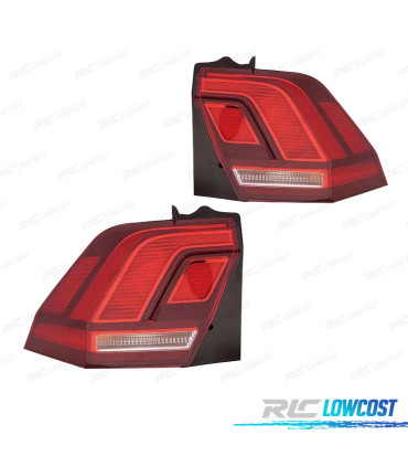 FAROLINS VOLKSWAGEN VW TIGUAN 16-20 LED BRANCO VERMELHO