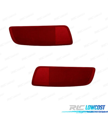 REFLETORES RENAULT KOLEOS 08-12 VERMELHO