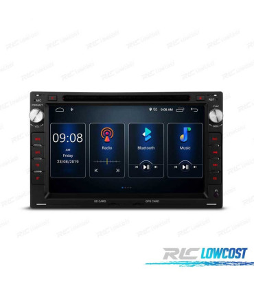 AUTO RADIO GPS ANDROID 14 PARA SEAT SKODA VOLKSWAGEN VW 7"