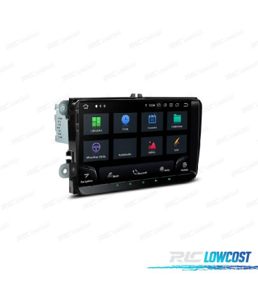 AUTO RÁDIO GPS ANDROID 13 VOLKSWAGEN VW PARA SEAT SKODA