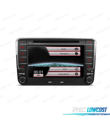 AUTO RADIO 2DIN 7" PARA SEAT USB GPS TACTIL HD 2004-2016