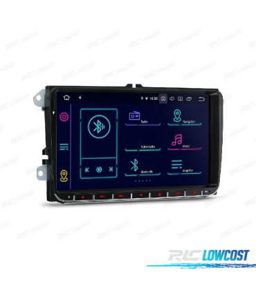 AUTO RADIO GPS 9" ANDROID 11 VOLKSWAGEN VW PARA SKODA SEAT
