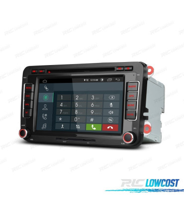 AUTO RADIO GPS ANDROID 13 VOLKSWAGEN VW PARA SEAT SKODA TOURAN 7" USB GPS TACTIL HD