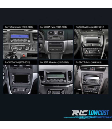 RADIO 8″ GPS ANDROID 11 VOLKSWAGEN VW PARA SEAT SKODA OCTACORE 4GB RAM+64GB ROM