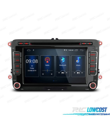 AUTO RADIO GPS ANDROID 13 VOLKSWAGEN VW PARA SEAT SKODA TOURAN 7" USB GPS TACTIL HD