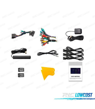 AUTO RADIO 8" GPS ANDROID 12 PARA AUDI A4 B6 B7 00-08 SEAT EXEO 08-12