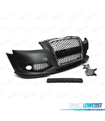 PARA-CHOQUES FRONTAL AUDI A3 8P 04-08 LOOK RS3 CROMADO PRETO