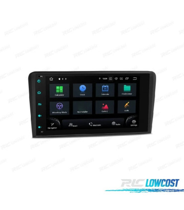 AUTO RÁDIO GPS ANDROID 12 PARA AUDI A3 S3 RS3