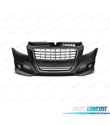 PÁRA-CHOQUES FRONTAL AUDI A3 8P 08-12 LOOK S LINE CROMADO PRETO PDC