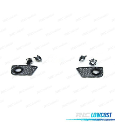 PÁRA-CHOQUES FRONTAL AUDI A3 8P 08-12 LOOK S-LINE PRETO PDC