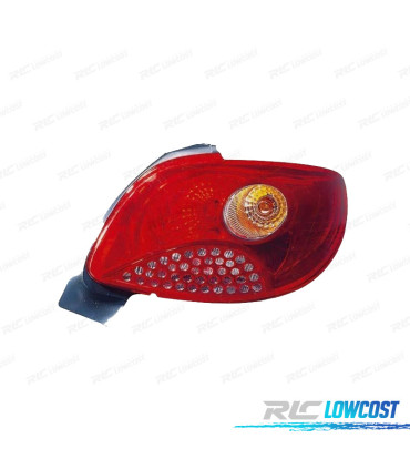 FAROLIN DIR PARA PEUGEOT 206 PLUS 09- ÂMBAR VERMELHO