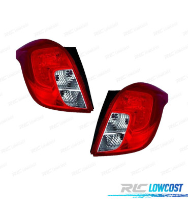 FAROLINS PARA OPEL MOKKA 12-16 BRANCO VERMELHO