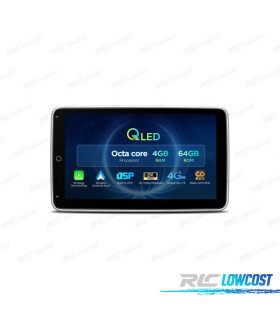AUTO RADIO GPS 1DIN ANDROID 12 LCD TÁCTIL 10" CARPLAY USB DUAL ZONE