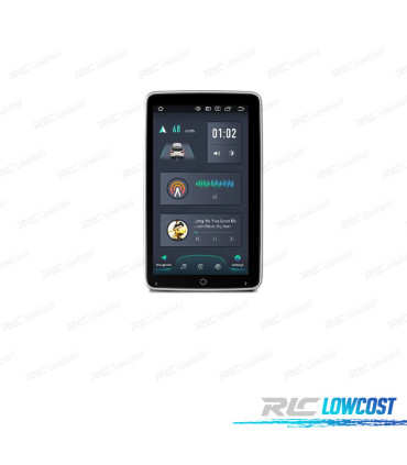 AUTO RADIO GPS 1DIN ANDROID 12 LCD TÁCTIL 10" CARPLAY USB DUAL ZONE