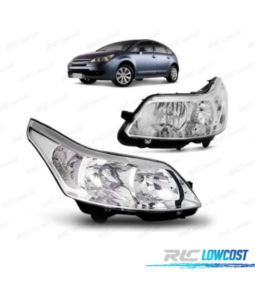 FARÓIS OPTICAS PARA CITROEN C4 04-10