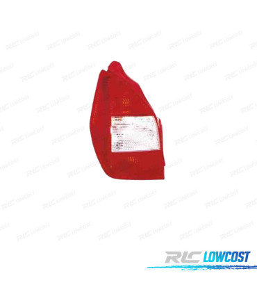 FAROLIN ESQ PARA CITROEN C2 03-08 VERMELHO BRANCO