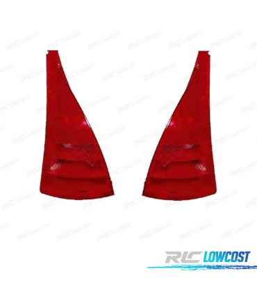 FAROLINS PARA CITROEN C3 02-10 VERMELHO