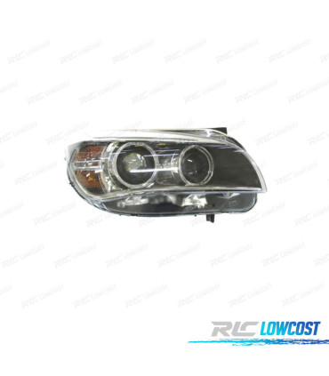 FAROL DIR BIXENON BMW X1 E84 12-15 LED FUNDO PRETO