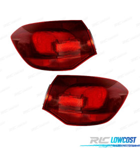 FAROLINS PARA OPEL ASTRA J SPORTS TOURER 10-16 FUMADO VERMELHO