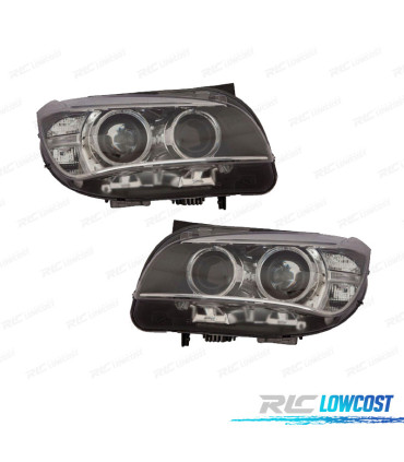 FARÓIS BIXENON BMW X1 E84 12-15 LED LUZ DIRECIONAL