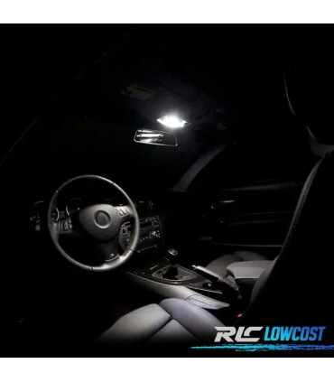 KIT COMPLETO DE 19 LAMPADAS LED INTERIOR PARA BMW 1 SERIE E82 COUPE 120I 125I 135I 120D 123D 1 M 07-13
