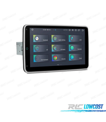 AUTO RADIO GPS 1DIN ANDROID 12 LCD TÁCTIL 10" CARPLAY USB DUAL ZONE