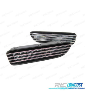 GRELHAS LATERAIS BMW E46 LOOK M3 PRETO CROMADO