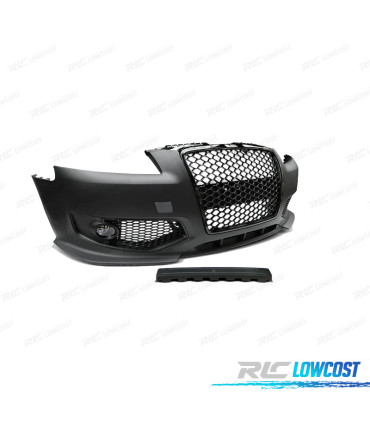 PÁRA-CHOQUES FRONTAL AUDI A3 8P 04-08 PRETO LOOK RS3