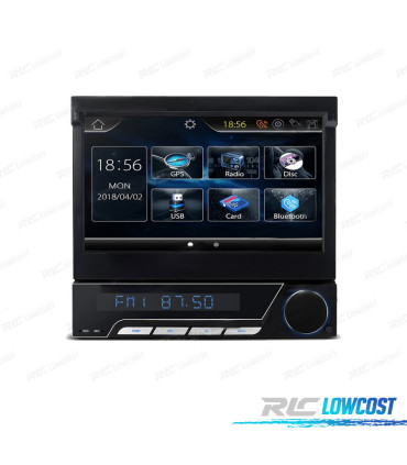 AUTO RADIO GPS UNIVERSAL 1 DIN ECRA TACTIL DE 7" ANDROID 32GB ROM + 2GB DDR3 RAM