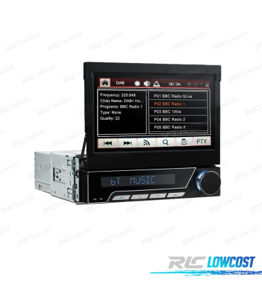 AUTO RADIO GPS UNIVERSAL 1 DIN ECRA TACTIL DE 7" ANDROID 32GB ROM + 2GB DDR3 RAM