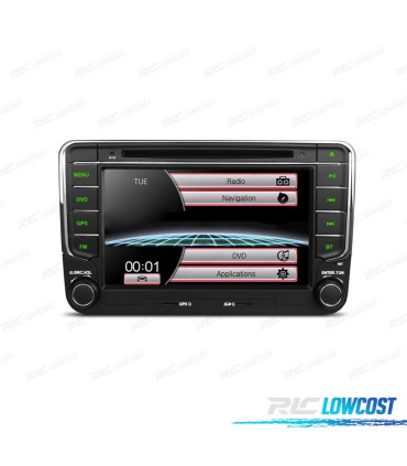AUTO RADIO 2DIN 7" PARA SKODA USB GPS TACTIL HD