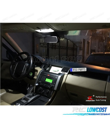 KIT COMPLETO 28 LÂMPADAS LED INTERIOR PARA LAND ROVER SPORT 05-13