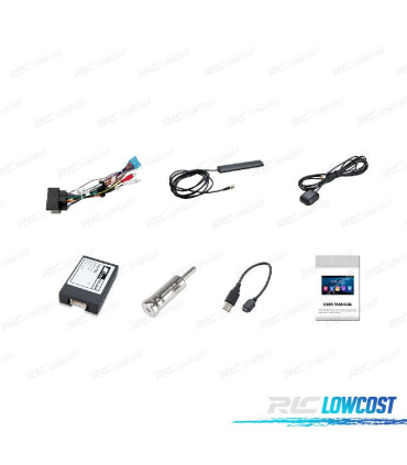 AUTO RADIO GPS ANDROID 12 PARA FORD FOCUS C-MAX FIESTA GALAXY KUGA MONDEO S-MAX TRANSIT