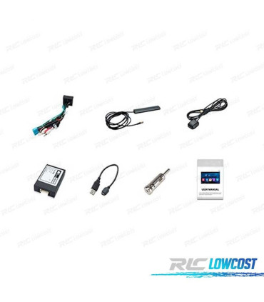 AUTO RADIO ANDROID 11 GPS ECRA TACTIL 7" PARA FORD PRETO