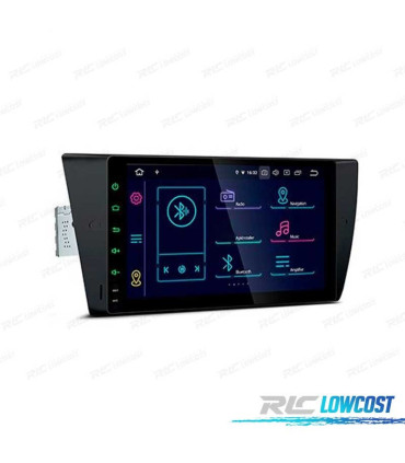 AUTO RADIO 9" GPS ANDROID 14 PARA BMW E90 E91 E92 E93 ECRA TACTIL