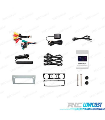AUTO RADIO 9" GPS ANDROID 14 PARA BMW E90 E91 E92 E93 ECRA TACTIL